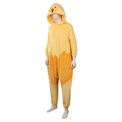 Gudetama Adventure Chicken Move Pajama Combinasion Cosplay Costume Carnaval
