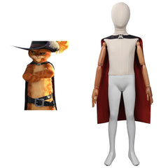 Enfant Le Chat potté 2 : La Dernière Quête Cape Cosplay Costume