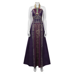 Adulte Black Panther Wakanda Forever Ramonda Robe Cosplay Costume