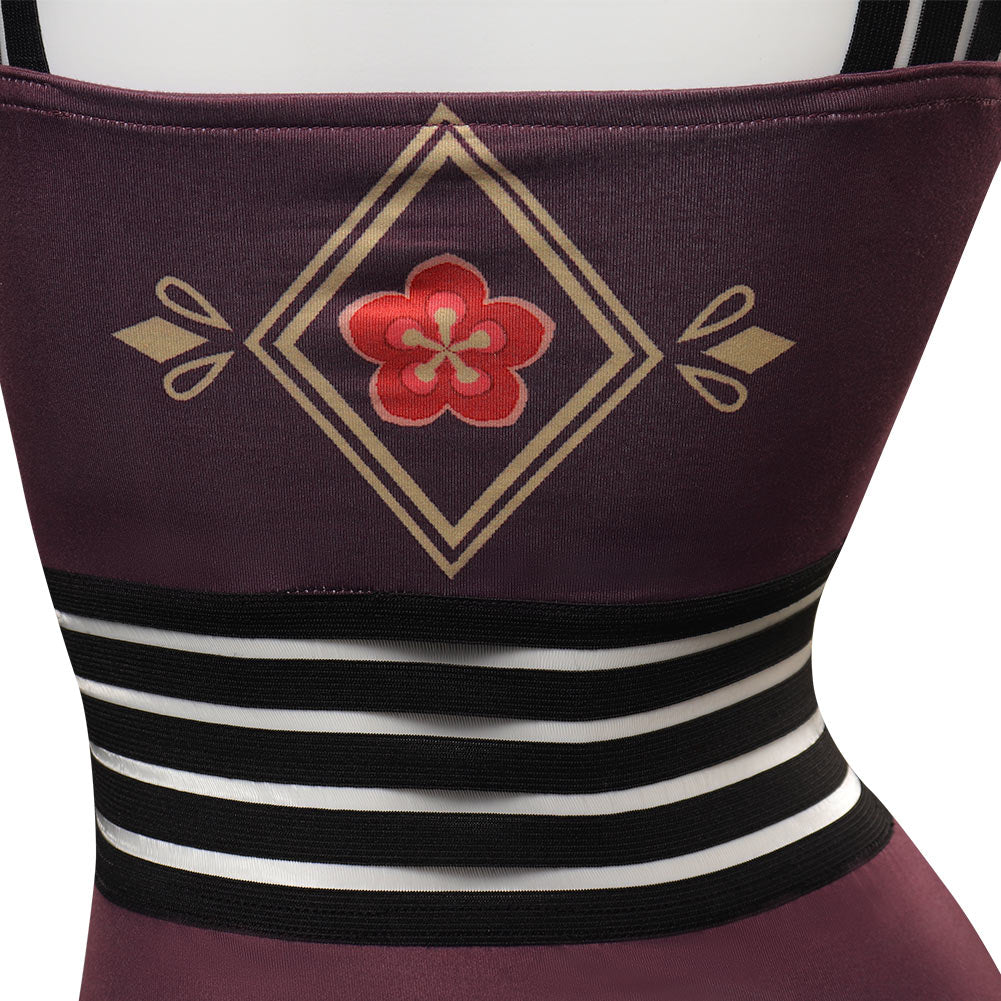Genshin Impact Hutao Maillot De Bain Cosplay Costume Carnaval