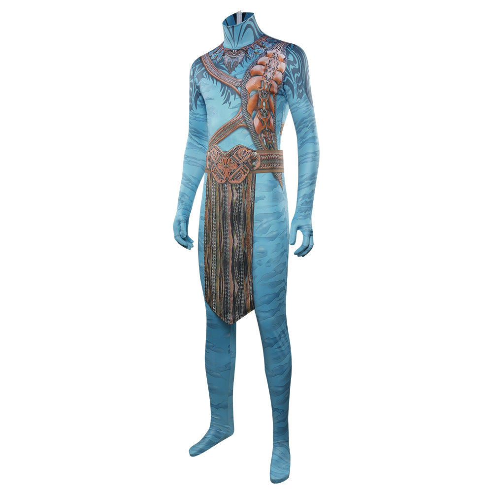 Kids Children Avatar: The Way of Water Jake Sully Cosplay Costume Outfits Halloween Carnival Party Suit