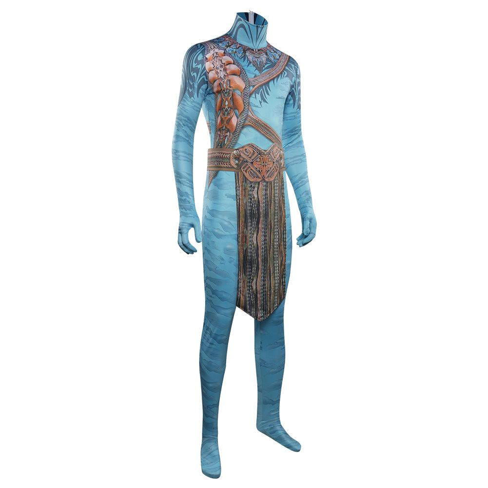 Kids Children Avatar: The Way of Water Jake Sully Cosplay Costume Outfits Halloween Carnival Party Suit