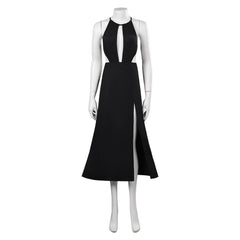 Adulte FIlm Ghosted Sadie Robe Noir Cosplay Costume Carnaval