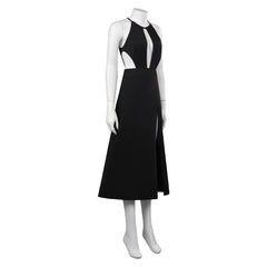 Adulte FIlm Ghosted Sadie Robe Noir Cosplay Costume Carnaval