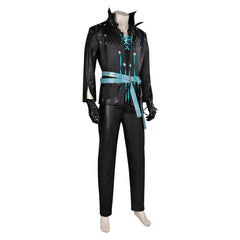 Final Fantasy XVI Cidolfus Telamon Jeu Uniform Noir Cosplay Costume