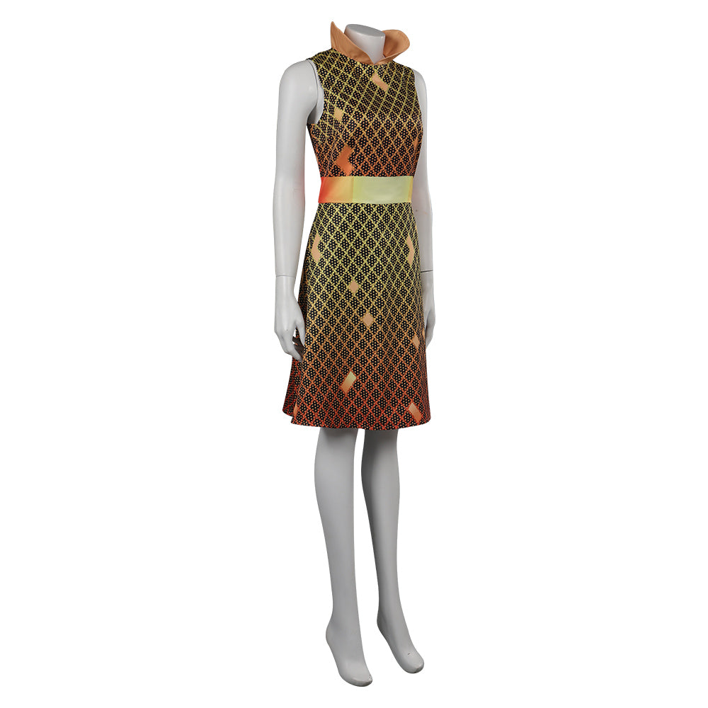 Adulte Film Elemental Ember Robe Uniforme Cosplay Costume