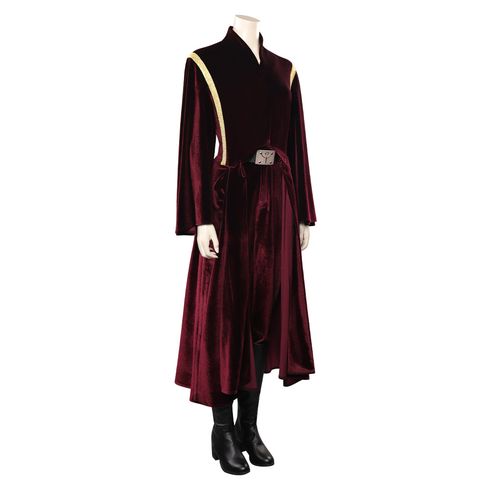 Adulte Star Wars Padme Amidala Femme Cosplay Costume Halloween Carnaval