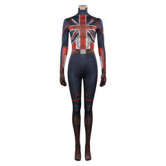 What If Peggy Carter Combinaison Cosplay Costume Carnaval