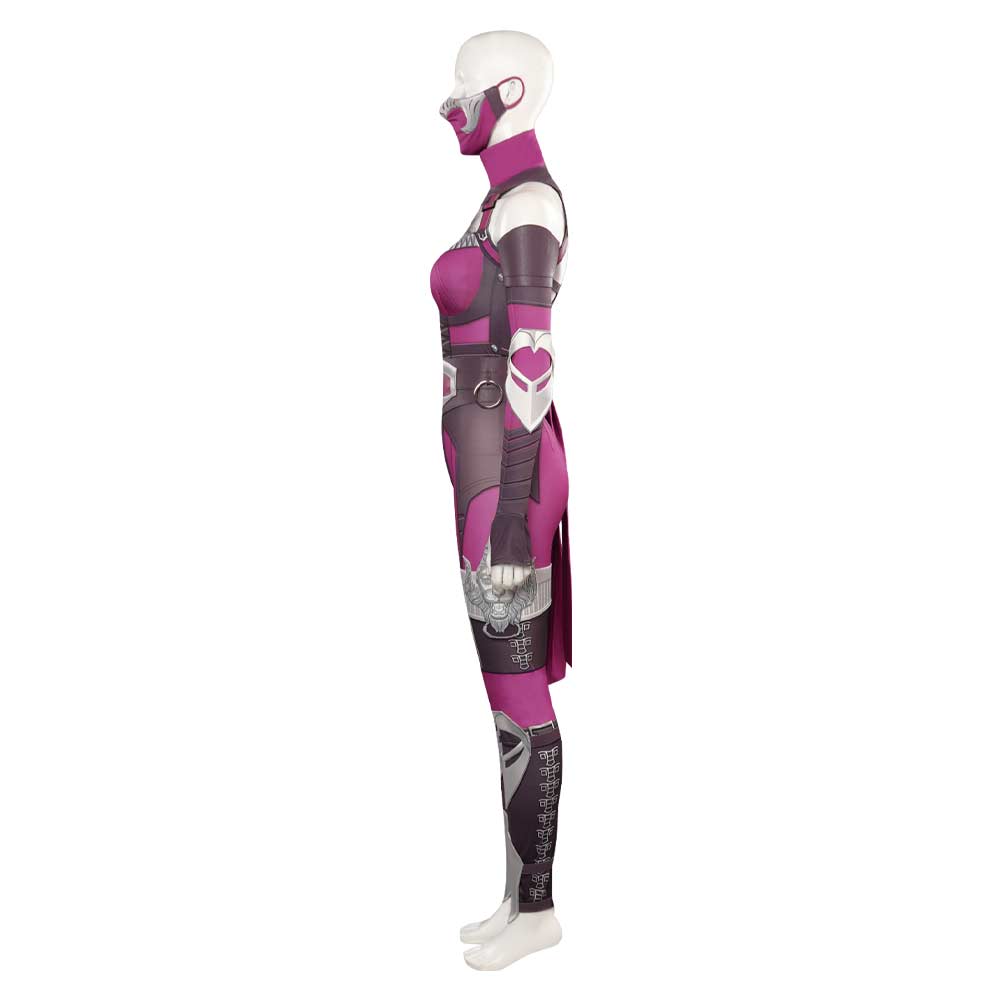 Mortal Kombat Milenna Tenue Jeu Cosplay Costume