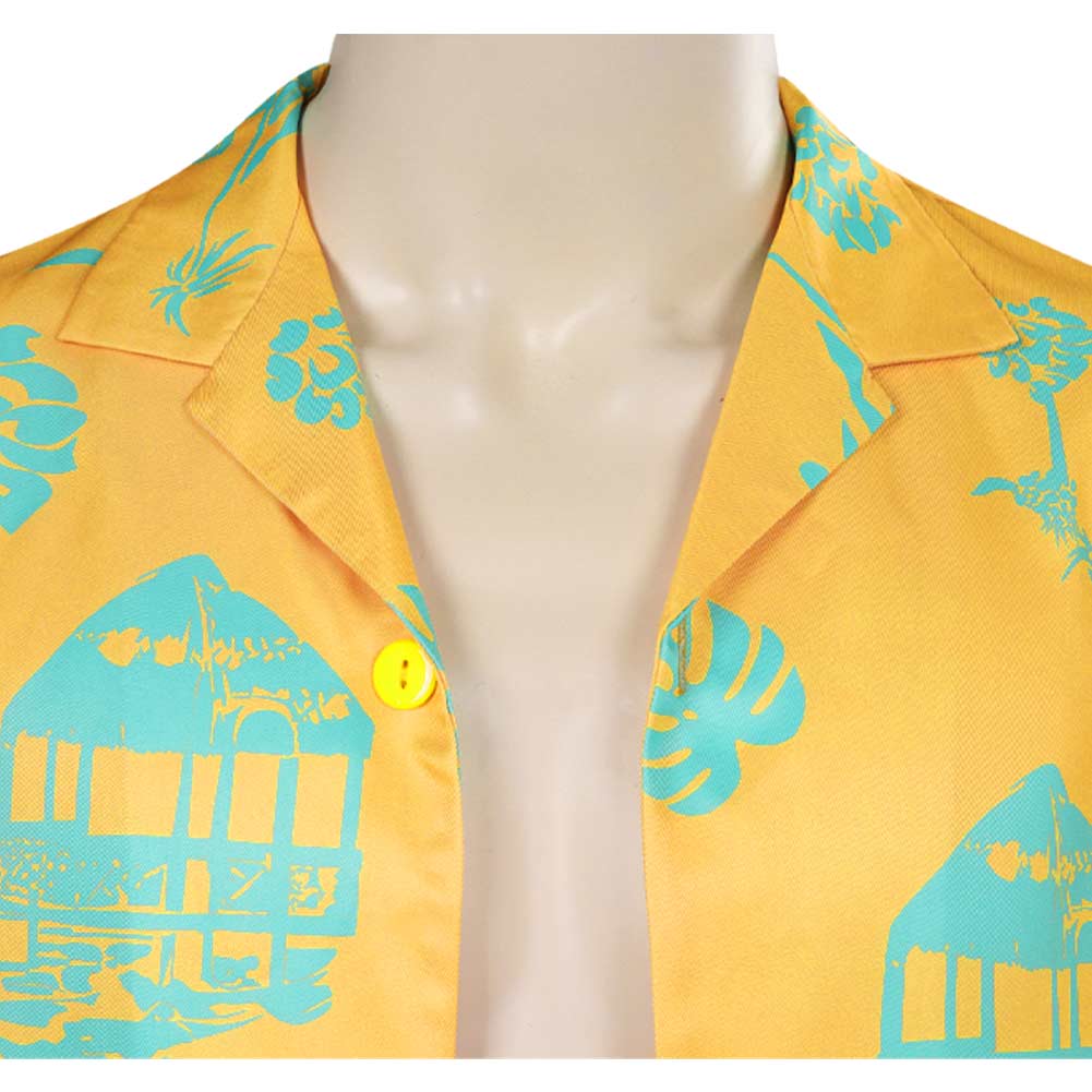 2023 Film Barbie Ken Ensemble de T-shirts de Plage Cosplay Costume