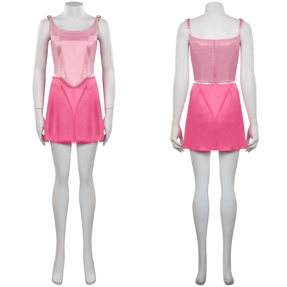 Film Barbie Margot Robbie Barbie Elingue Ensemble Costume Carnaval