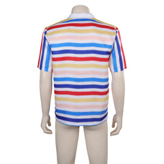 Adulte Barbie 1964 Ken Rayures arc-en-ciel Chemise Cosplay Costume