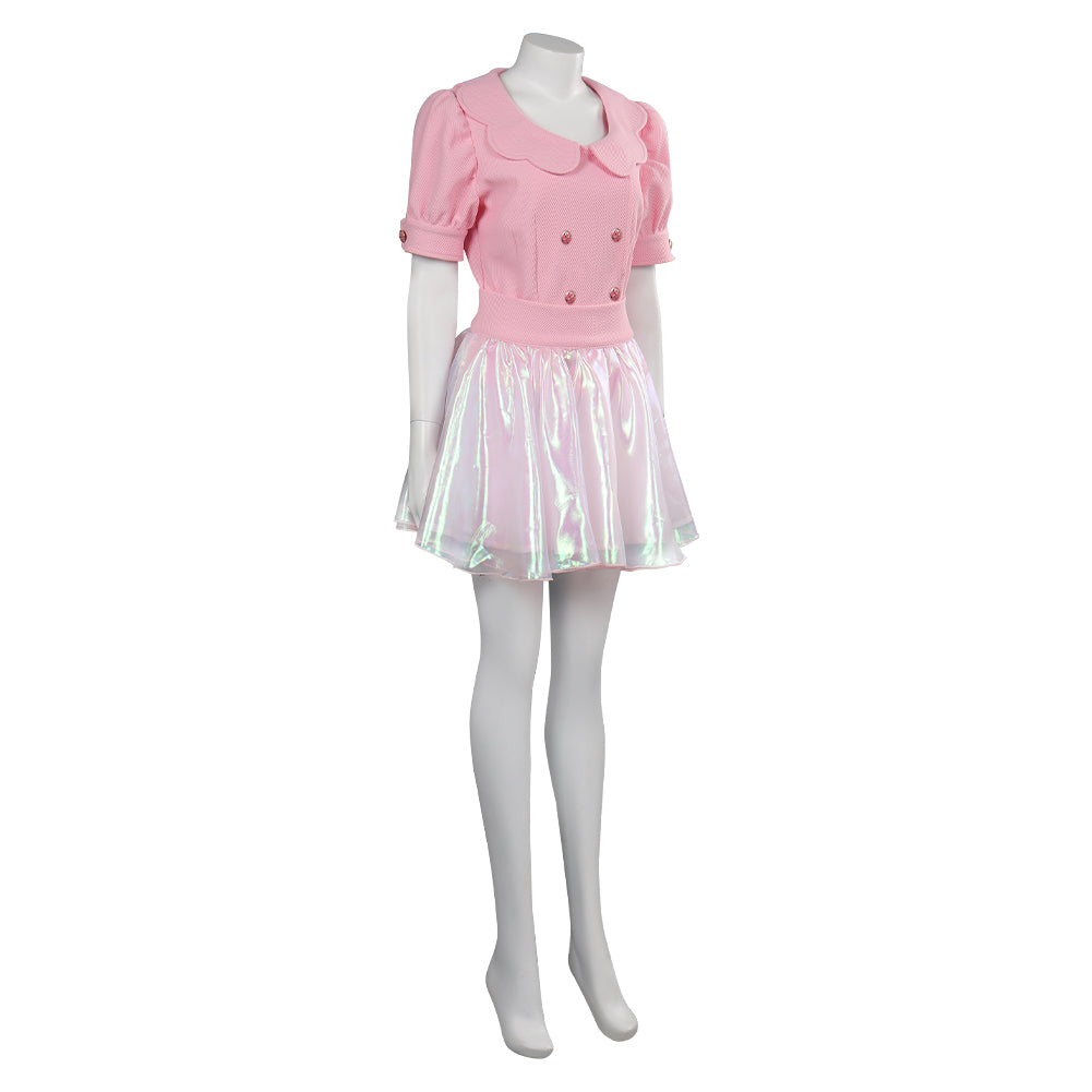 Film Barbie Robe Rose Tenue Cosplay Costume