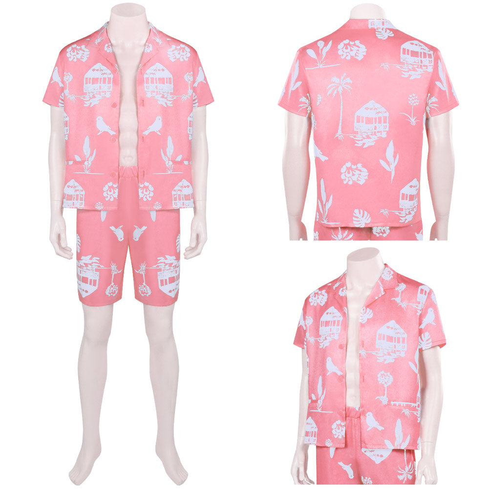 Film Barbie Ken Top Rose Cosplay Costume Halloween Carnaval