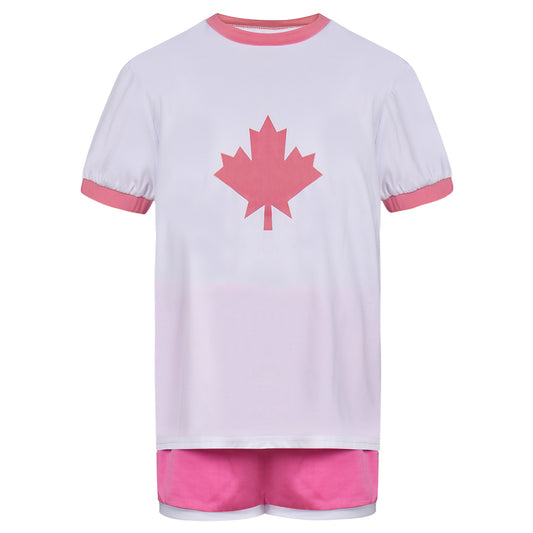 2022 Alerte Rouge Meilin Lee Enfant Pyjamas Cosplay Costume