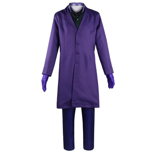 The Dark Knight Heath Ledger Joker Tenue Complete Cosplay Costume