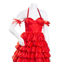2021 The Suicide Squad L'Escadron suicide : La Mission Harley Quinn Robe Rouge Halloween Carnaval Cosplay Costume