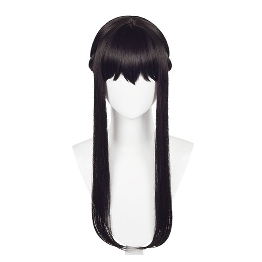 Supai Famirī Yor Perruque Longue Noire Cosplay Perruque
