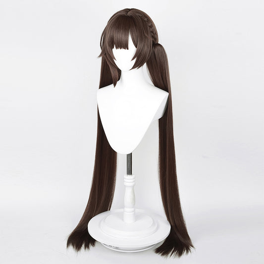 Jeu Honkai: Star Rail Sushang Cosplay Perruque Double Queue de Cheval
