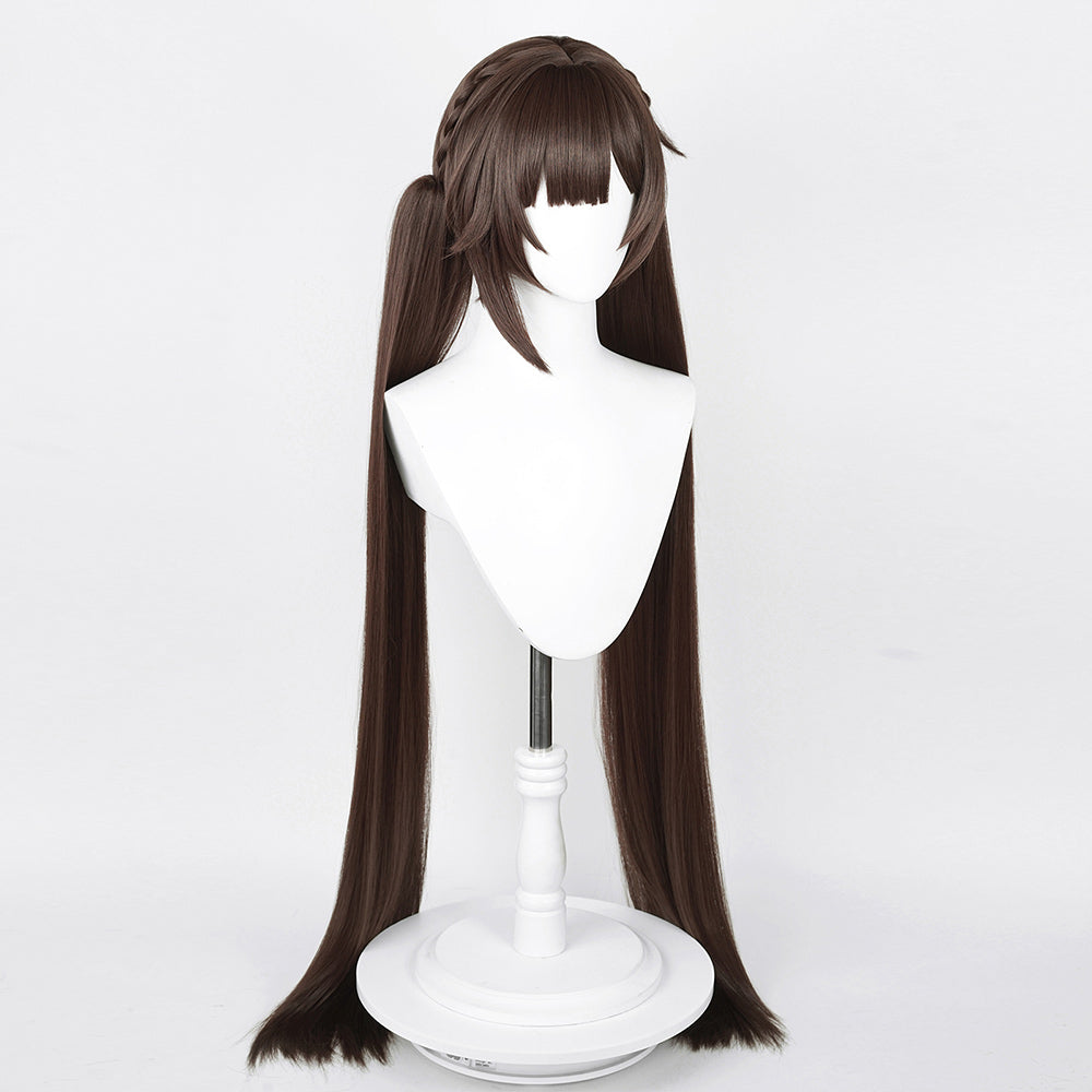 Jeu Honkai: Star Rail Sushang Cosplay Perruque Double Queue de Cheval