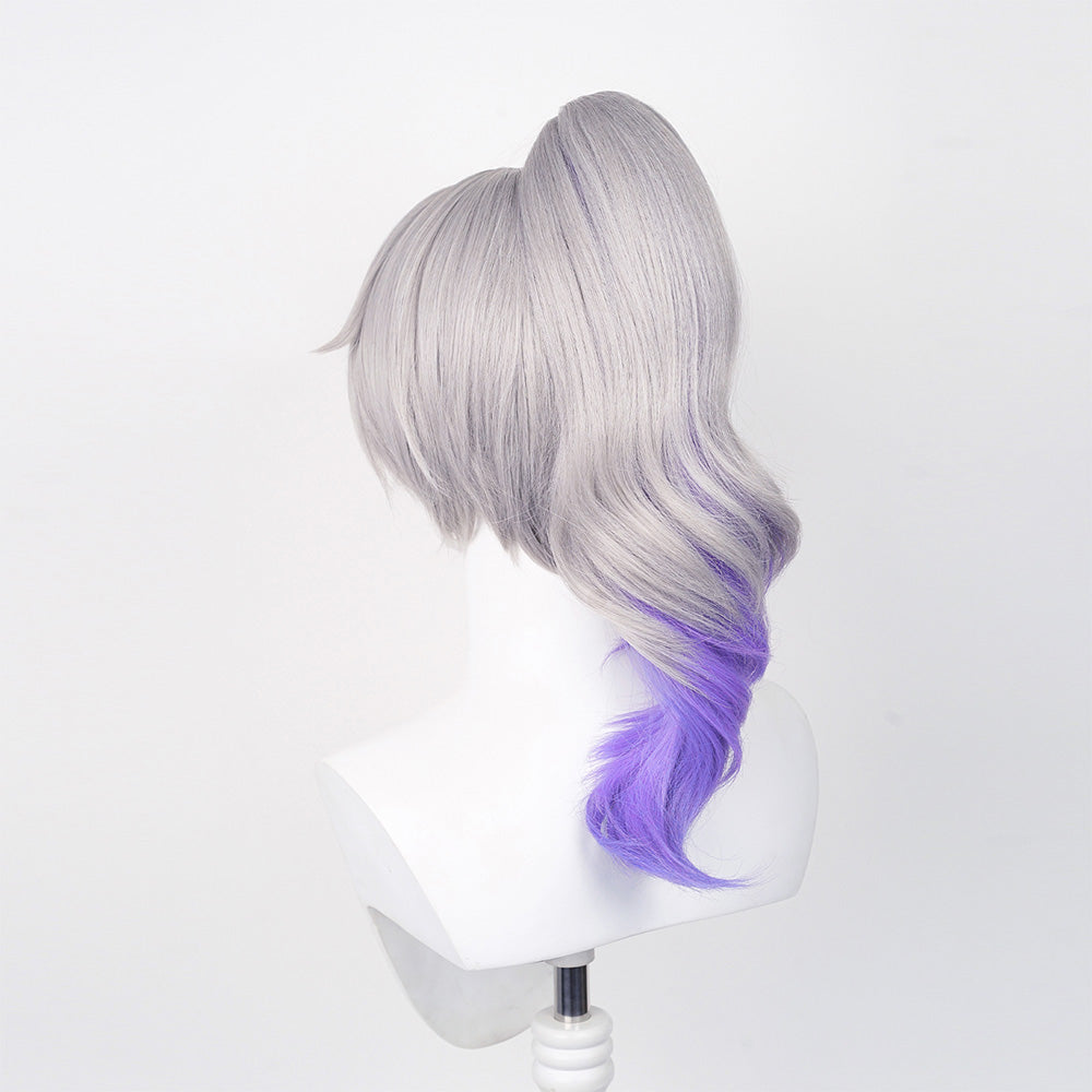 Jeu Honkai: Star Rail Silver Wolf Cosplay Perruque