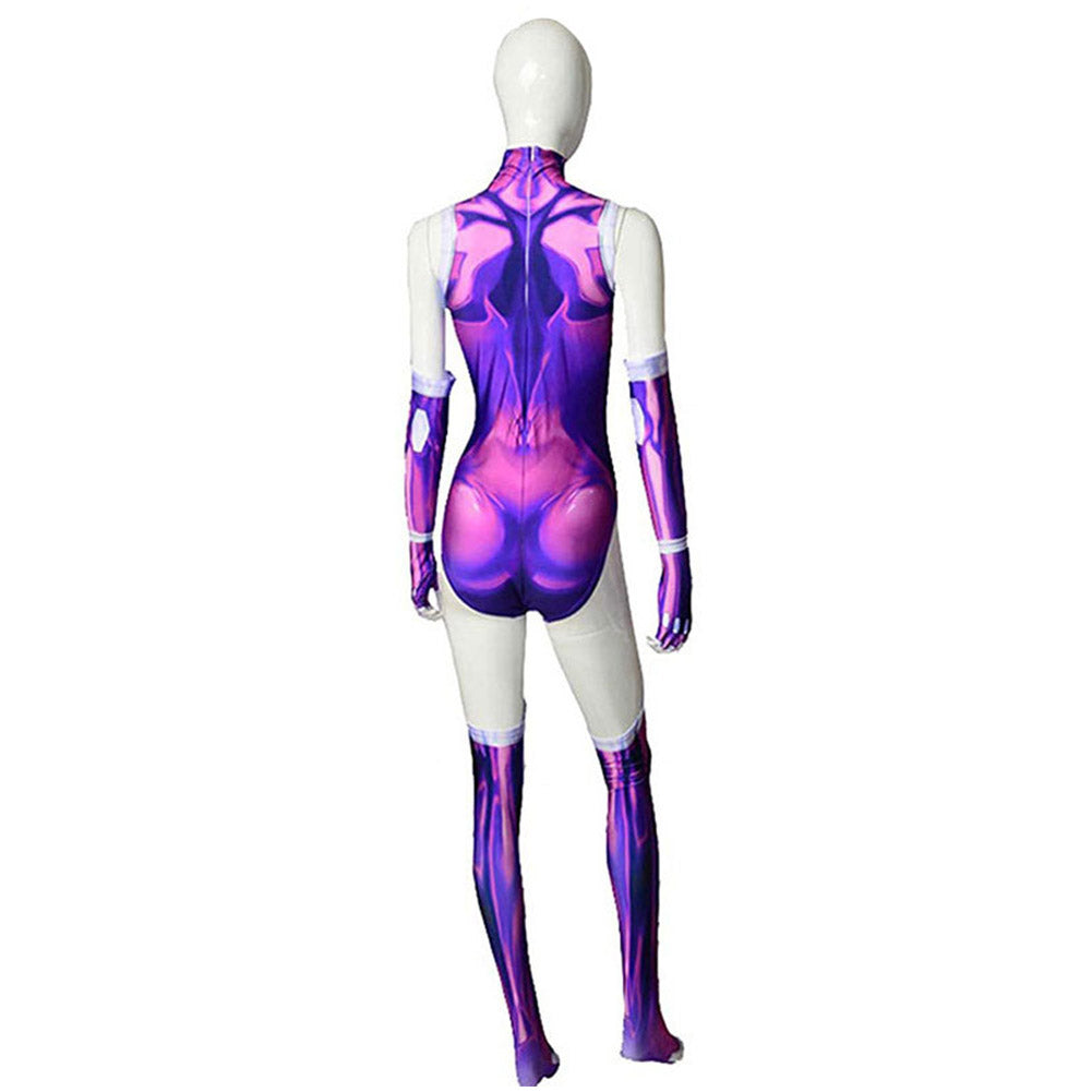 DC Teen Titans Starfire Combinaison Cosplay Costume