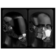 Cyberpunk 2077 Masque Etanche en Silicone Cosplay Masque