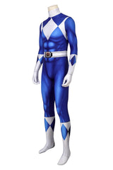 Power Rangers : Mighty Morphin Ranger Bleu Combinaison Cosplay Costume