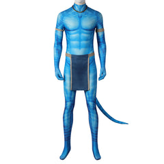 Avatar: The Way of Water Jake Sully Cosplay Costume Bleu