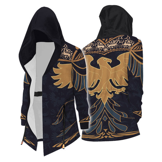 Hogwarts Legacy Ravenclaw Veste à Capuche Coupe-vent Cosplay Costume