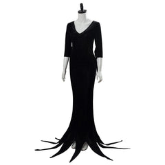 2019 La Famille Addams Morticia Addams Halloween Cosplay Costume
