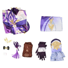Adulte Femme Genshin Impact Keqing Uniforme Cosplay Costume