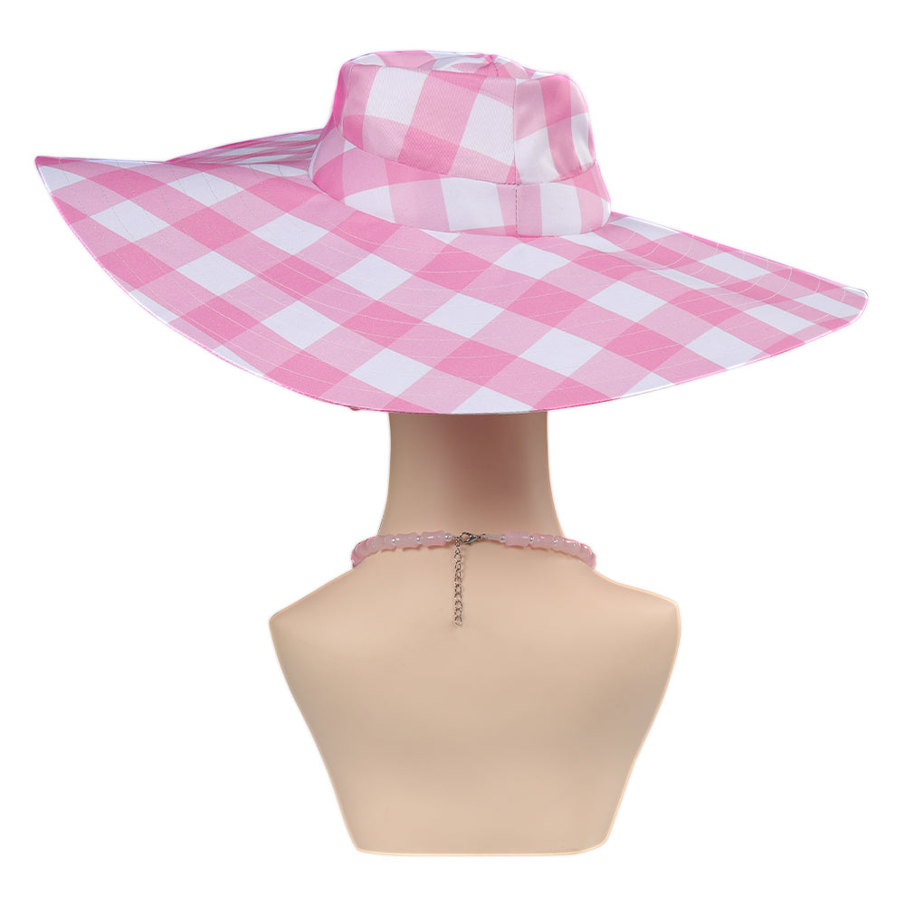 2023 Film Barbie Chapeau de Soleil Collier Boucles d'oreilles Accessories