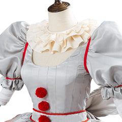 Horror Pennywise Le Costume de Clown aux Femmes Halloween Carnaval Cosplay Costume