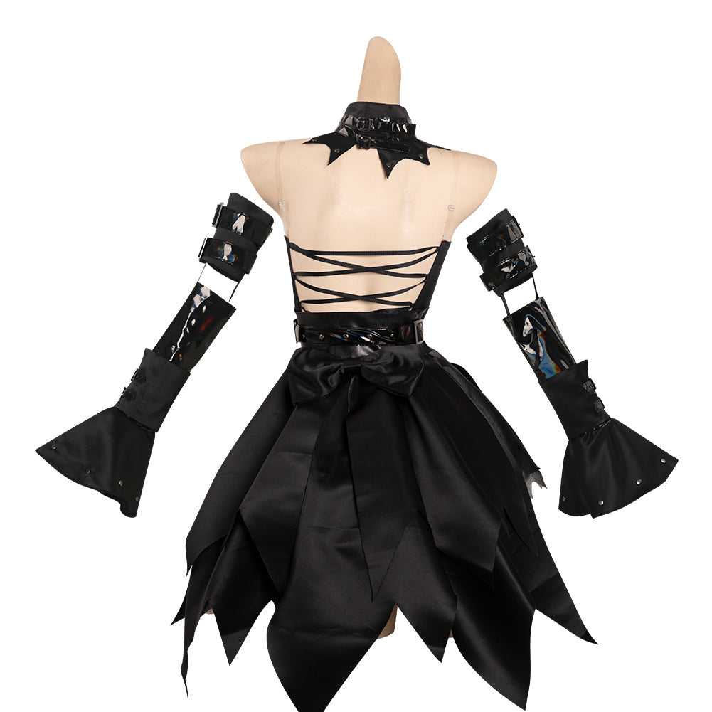 Anime Chobits - Freya Robe Noire Cosplay Costume