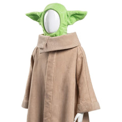 The Mando Baby Yoda Grogu Robe Chapeau Halloween Cosplay Costume Pour Enfant