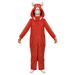 2022 Alerte Rouge Mei Enfant Pyjamas Cosplay Costume