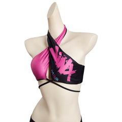 League of Legends LoL Jinx Design Original Tops et Shorts Design Original Maillot De Bain- Cossky