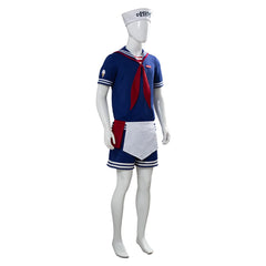 Adulte & Enfant Stranger Things Saison 3 S3 Scoops Ahoy Steve Harrington Cosplay Costume
