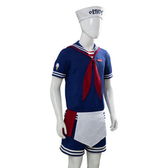 Adulte & Enfant Stranger Things Saison 3 S3 Scoops Ahoy Steve Harrington Cosplay Costume