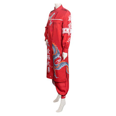 Adulte Bosozoku Kimono Rouge Japanese Uniforme Cosplay Costume