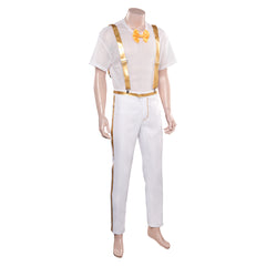 Adulte Film Barbie Allan Tenue Homme Blanc Cosplay Costume