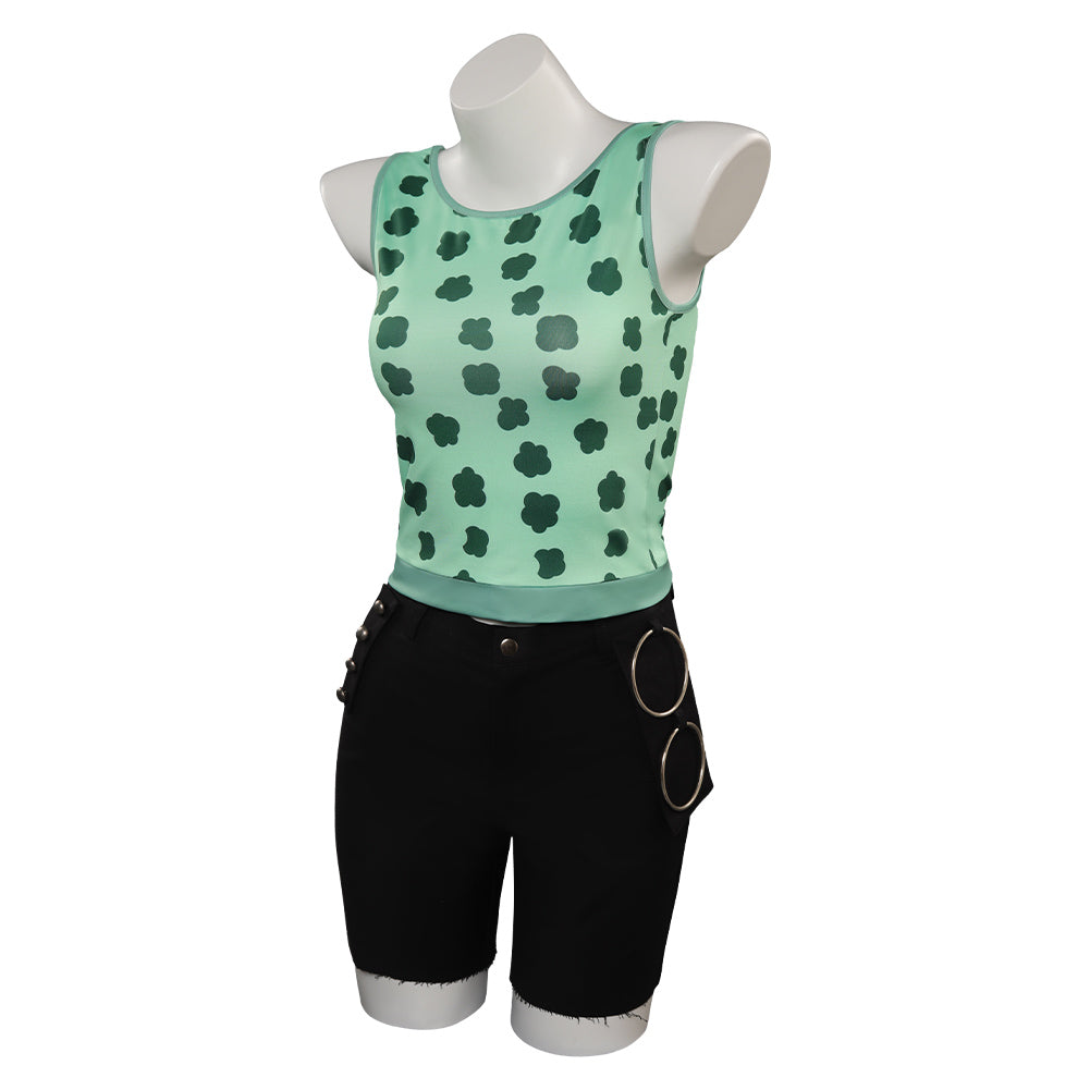 Anime One Piece Nami Vert Veste Femme Cosplay Costume