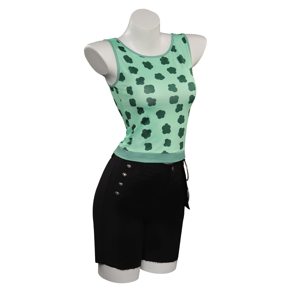 Anime One Piece Nami Vert Veste Femme Cosplay Costume