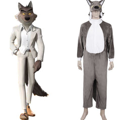 The Bad Guys Wolf Pyjama Combinaison Cosplay Costume