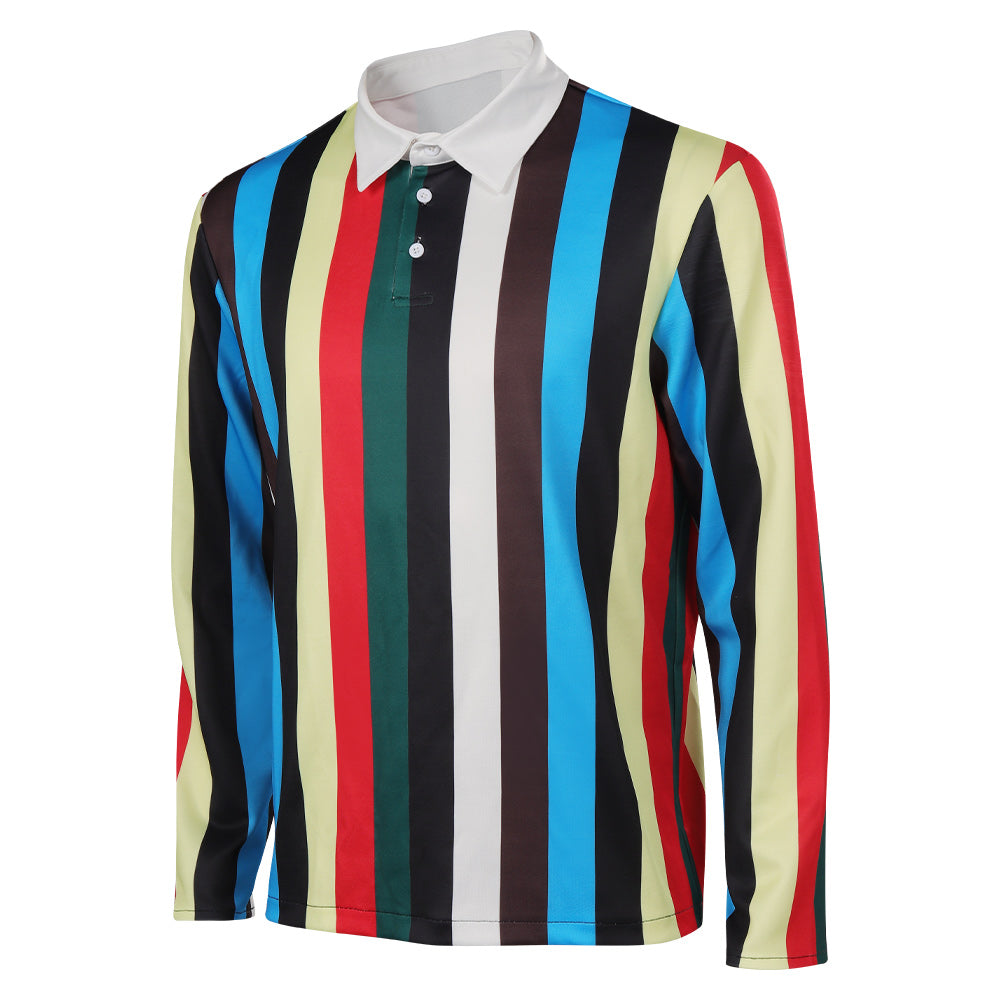 Charlie Spring Heartstopper 2 Rayures Colorées Veste Cosplay Costume
