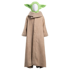 The Mando Baby Yoda Grogu Robe Chapeau Halloween Cosplay Costume Pour Enfant