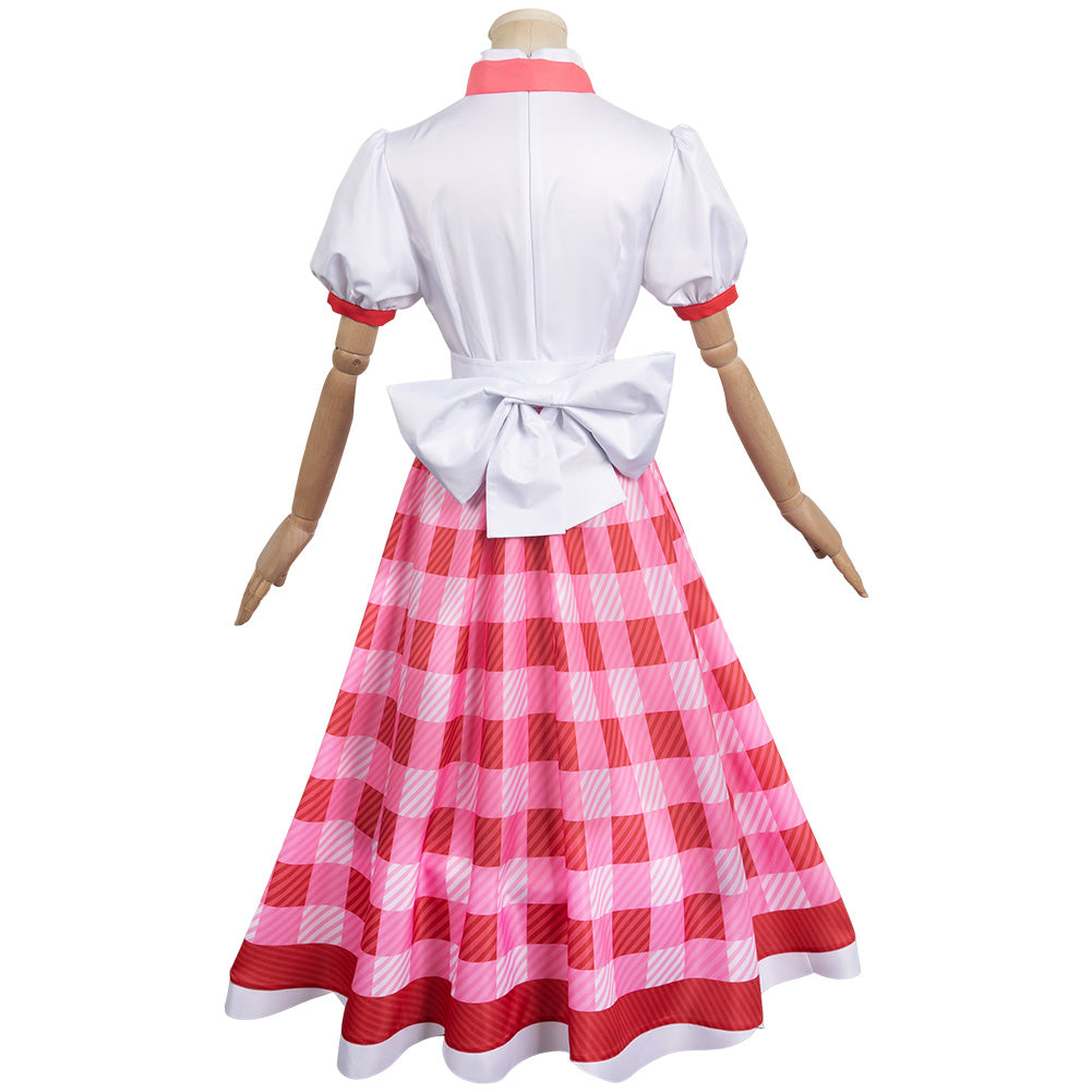 Film Adulte Super Mario Bros Chef Princess Peach Cosplsy Costume