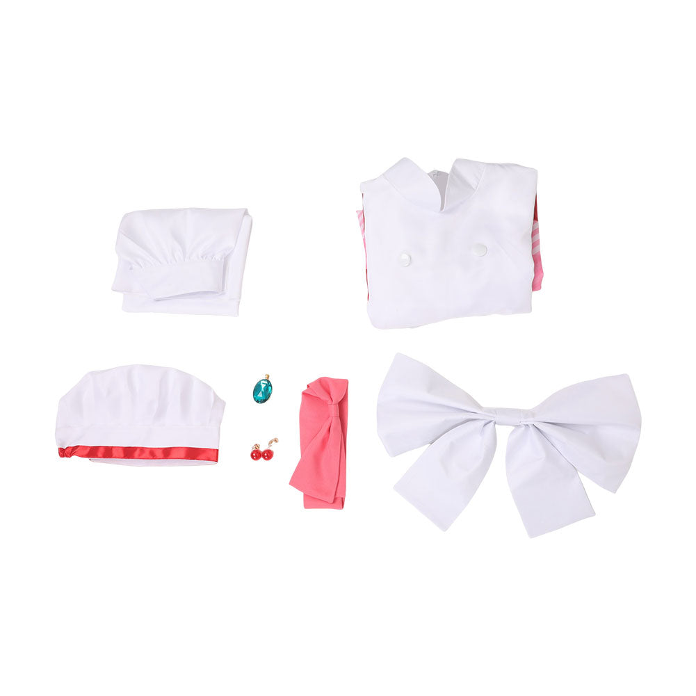 Film Adulte Super Mario Bros Chef Princess Peach Cosplsy Costume