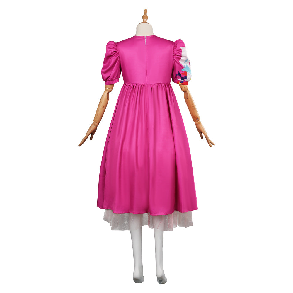 Film Barbie Enfant Kate Robe Rose Cosplay Costume
